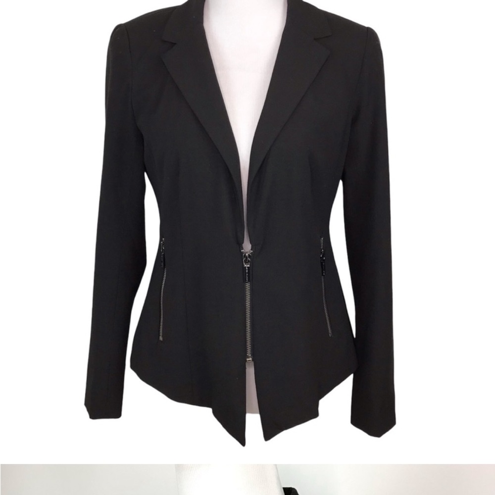 MICHAEL KORS Black Zipped Jacket Blazer Women’s Size 6